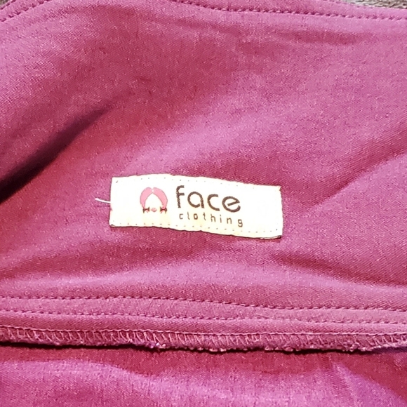 Face Clothing purple long-sleeve pullover top size Small - Picture 3 of 6